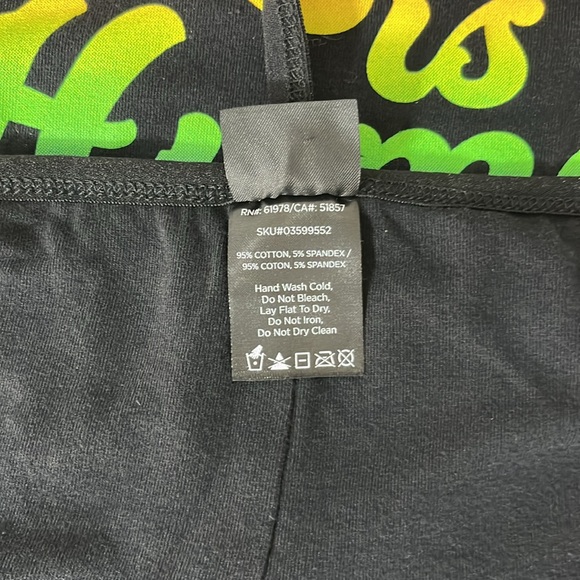 Spencer’s Y Back Crop Sports Tank Top Size Medium LOVE Rainbow LGBTQ - Picture 9 of 9